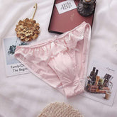 Cute Pink Lace Bow Panties for Men - Cissify