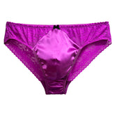 Sexy Silk Pouch Panelled Men's Panties - Cissify