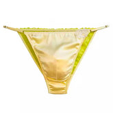 Silk Low Rise Panelled Bikini Panties - Cissify