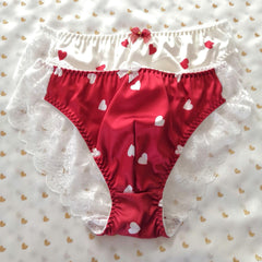 Heart Print Cute Panties for Men