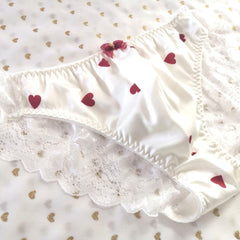 Heart Print Cute Panties for Men