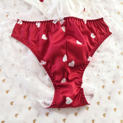 Heart Print Cute Panties for Men