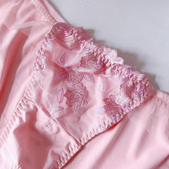 Classic Frilly Floral Satin Men's Panties - Cissify