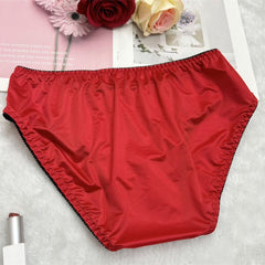 Classic Shiny Satin Pouch Panties - Cissify