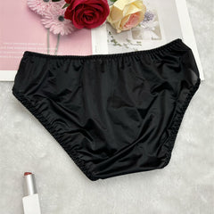 Classic Shiny Satin Pouch Panties - Cissify