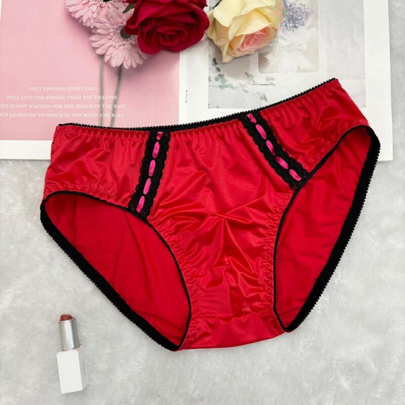 Classic Shiny Satin Pouch Panties - Cissify