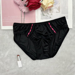 Classic Shiny Satin Pouch Panties - Cissify