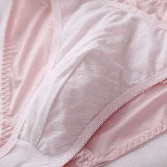 Cute Pink Lace Bow Panties for Men - Cissify