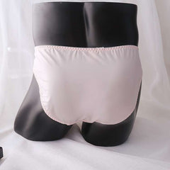 Cute Pink Lace Bow Panties for Men - Cissify