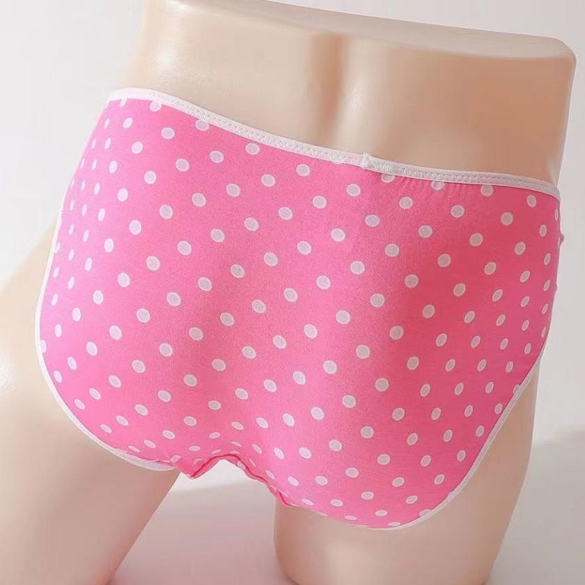 Cute Pink Polka Dot Men's Panties - Cissify