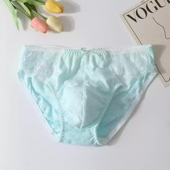 Cute Printed Lace Men's Pouch Panties - Cissify