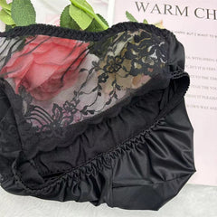 Erotic Black Lace Panties for Men - Cissify