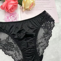 Erotic Black Lace Panties for Men - Cissify