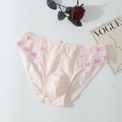 Fancy Satin Floral Lace Men's Panties - Cissify