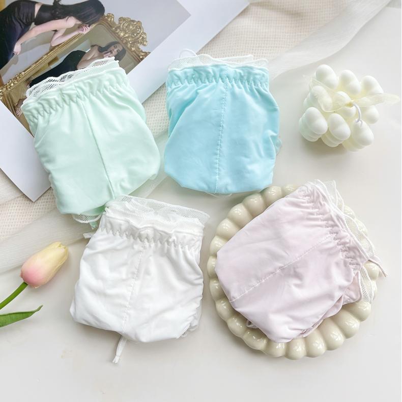 Frilly Side Tie Men's Satin Panties - Cissify