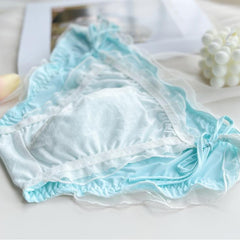 Frilly Side Tie Men's Satin Panties - Cissify