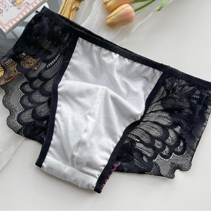Hot Satin Men's Lace Panties - Cissify