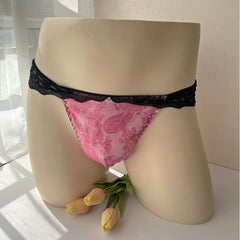 Hot Satin Men's Lace Panties - Cissify