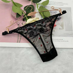 Lace Mens Thong Panties with Adjustable Thin Strap - Cissify