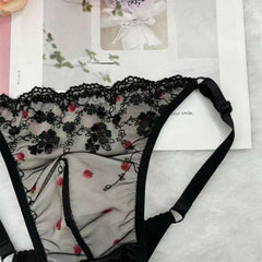Lace Mens Thong Panties with Adjustable Thin Strap - Cissify