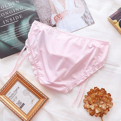 Luxury Bow Men's Satin Panties - Cissify