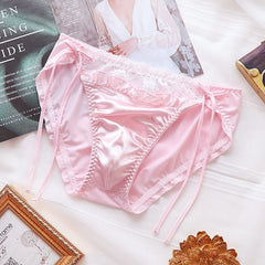 Luxury Bow Men's Satin Panties - Cissify