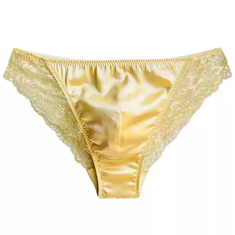 Luxury Men's Silk Panties with Pouch - Cissify