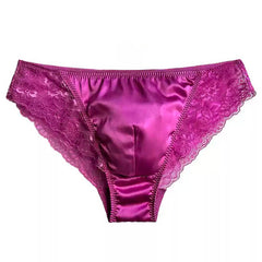 Luxury Men's Silk Panties with Pouch - Cissify