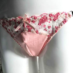Sexy Floral Lace Mesh Thong for Men - Cissify