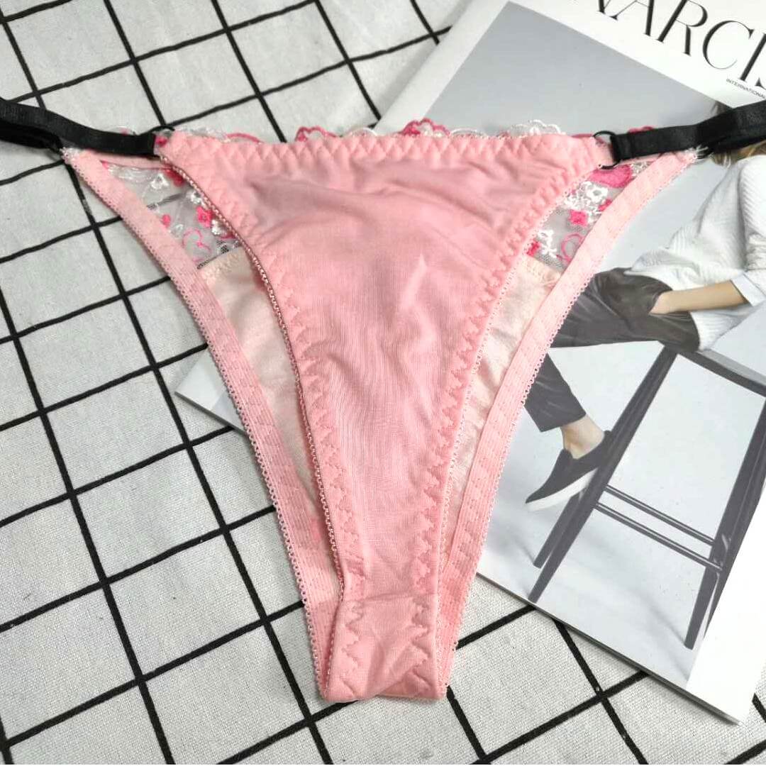 Sexy Floral Lace Mesh Thong for Men - Cissify