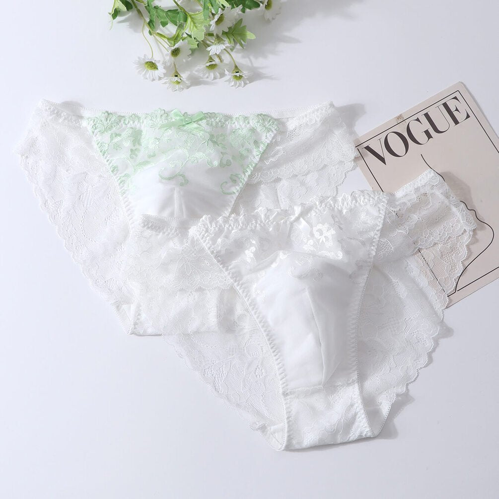 Sexy Lace Men's Panties with Pouch - Cissify