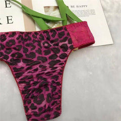 Sexy Leopard Print Thong Underwear - Cissify