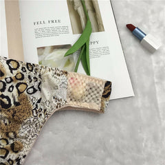 Sexy Leopard Print Thong Underwear - Cissify