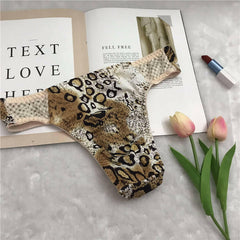Sexy Leopard Print Thong Underwear - Cissify