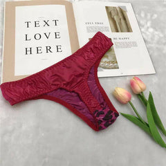 Sexy Leopard Print Thong Underwear - Cissify