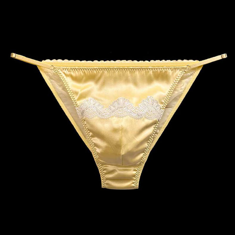 Sexy Men's Silk Transparent Hipster Panties - Cissify
