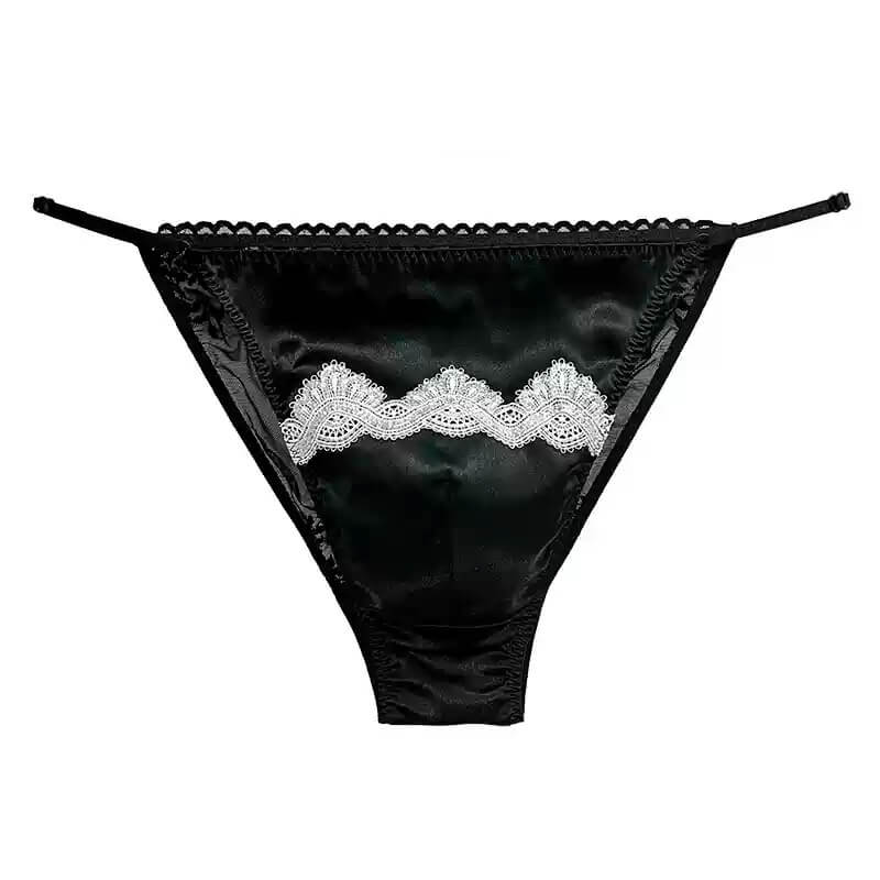 Sexy Men's Silk Transparent Hipster Panties - Cissify