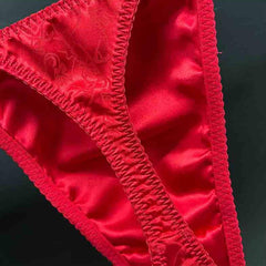 Sexy Red Men's Thong T - Back Panties - Cissify
