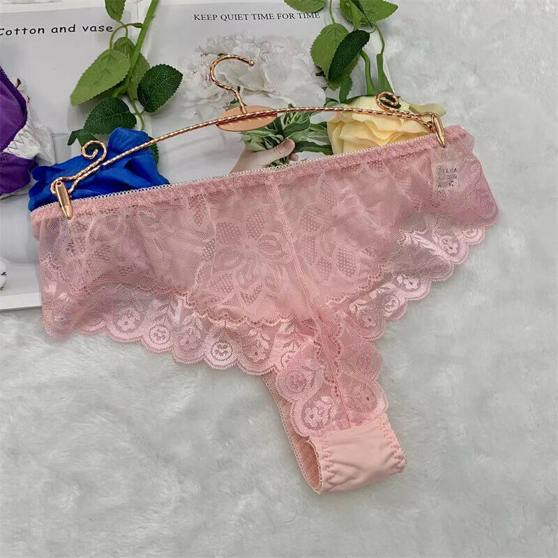 Sexy Satin Pink Men's Thong Underwear - Cissify