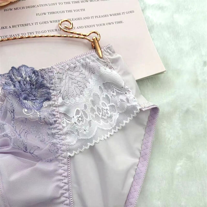 Sexy See through Sheer Purple Panties - Cissify