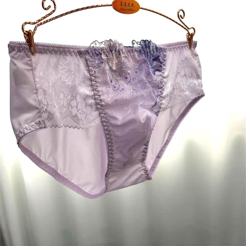 Sexy See through Sheer Purple Panties - Cissify