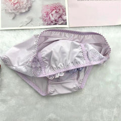 Sexy See through Sheer Purple Panties - Cissify