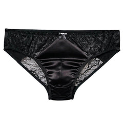 Sexy Silk Men's Lace Pouch Panties - Cissify