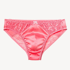 Sexy Silk Men's Lace Pouch Panties - Cissify