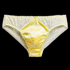 Sexy Silk Pouch Panelled Men's Panties - Cissify