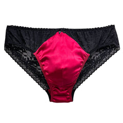Sexy Silk Pouch Panelled Men's Panties - Cissify