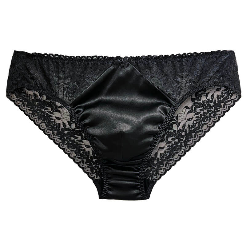 Sexy Silk Pouch Panelled Men's Panties - Cissify