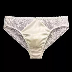 Sexy Silk Pouch Panelled Men's Panties - Cissify