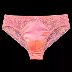Sexy Silk Pouch Panelled Men's Panties - Cissify