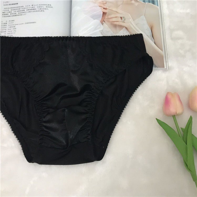 Sexy Silky Satin Men's Panties with Pouch - Cissify